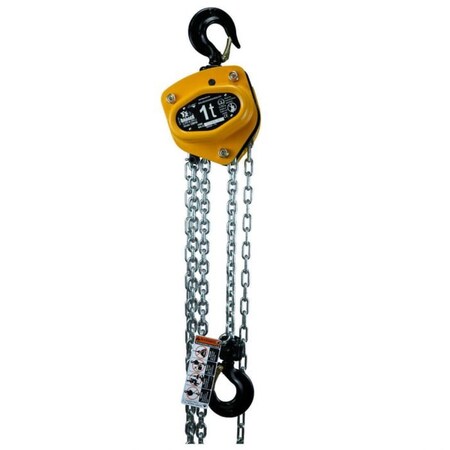 Badger Manual Hoist, 05 Ton, 10 Ft Lift, 08 Ft Drop